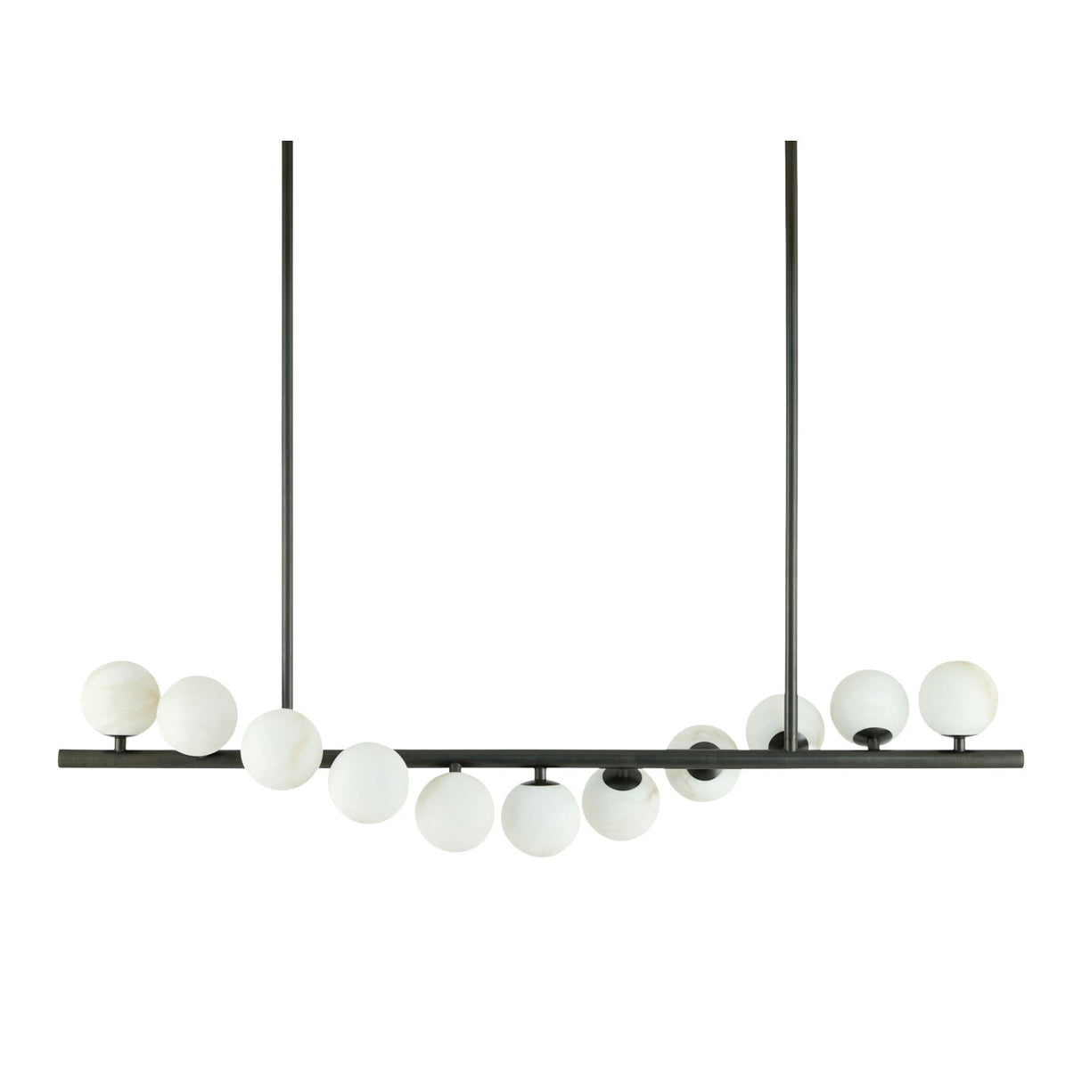 Modern European furniture - White Stone 11-Light Pendant Lamp - www.oroa.com