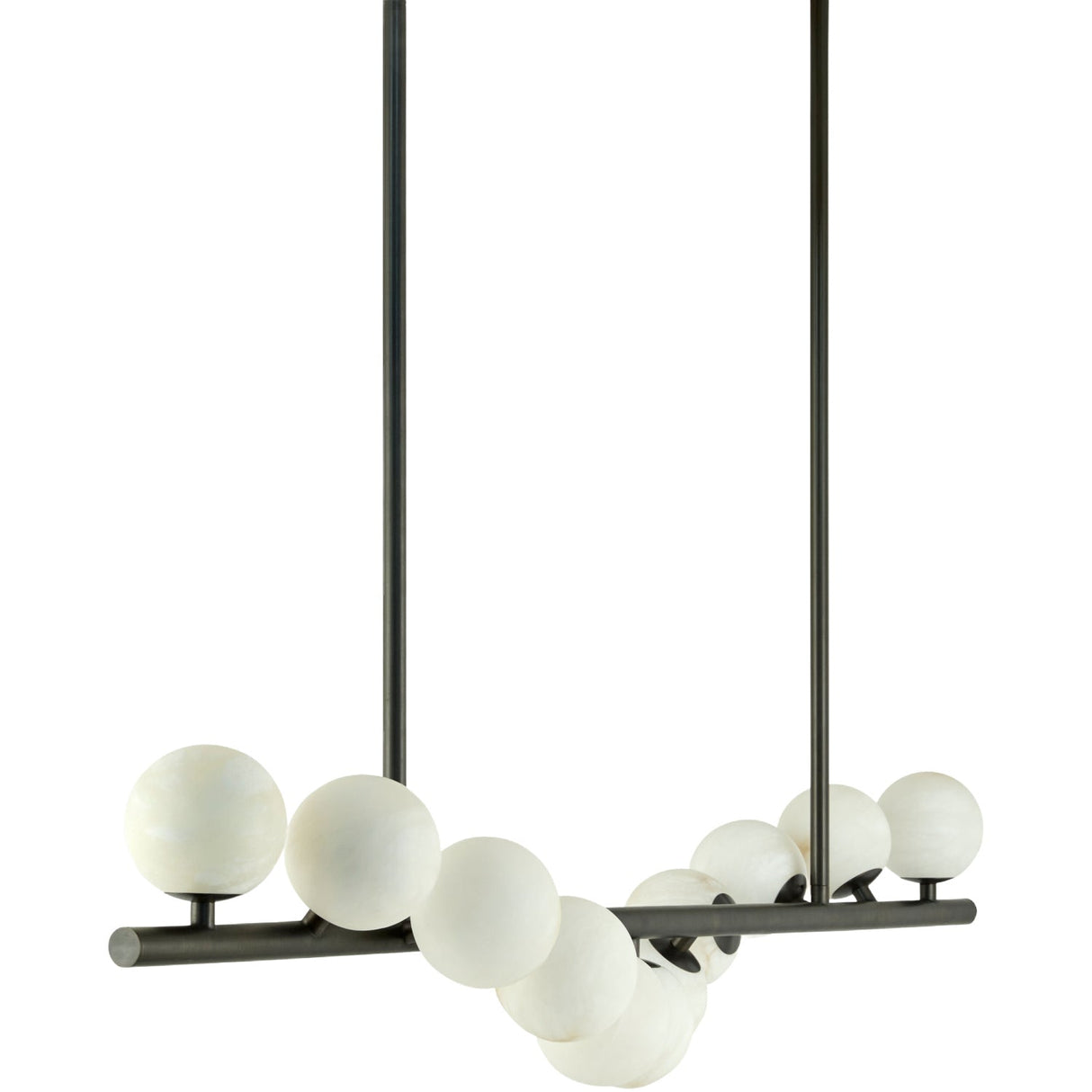 Modern European furniture - White Stone 11-Light Pendant Lamp - www.oroa.com