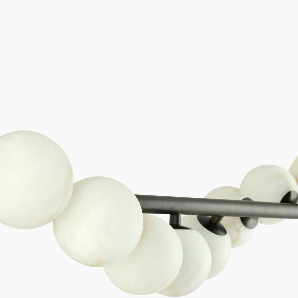 Modern European furniture - White Stone 11-Light Pendant Lamp - www.oroa.com