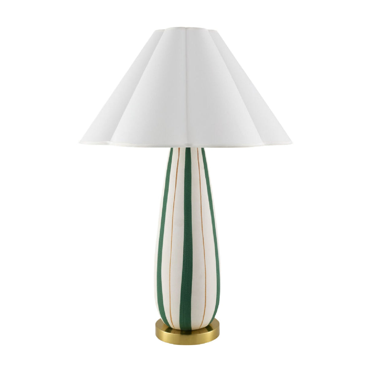 Modern European furniture - Striped Ceramic Accent Table Lamp - www.oroa.com