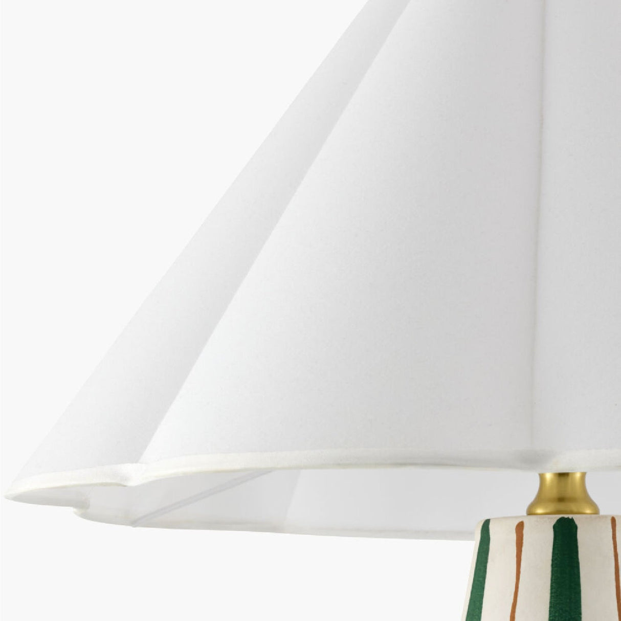 Modern European furniture - Striped Ceramic Accent Table Lamp - www.oroa.com