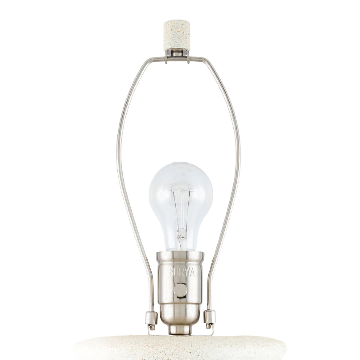 White Modern Accent Table Lamp | Oroa.com