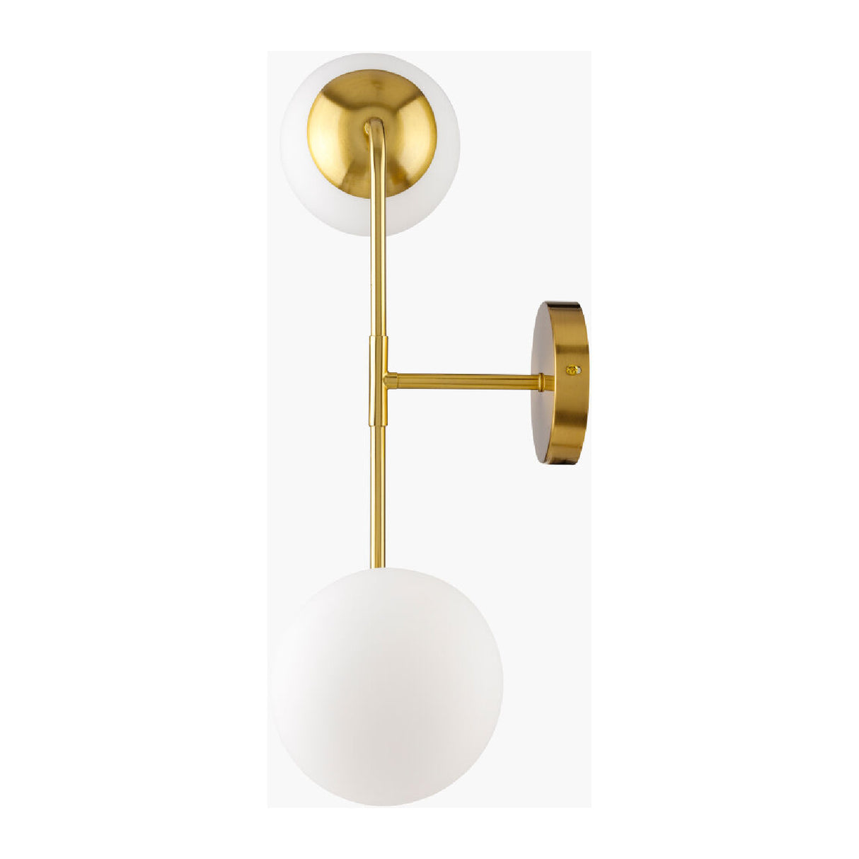 Modern European furniture - Double White Glass Wall Lamp - www.oroa.com