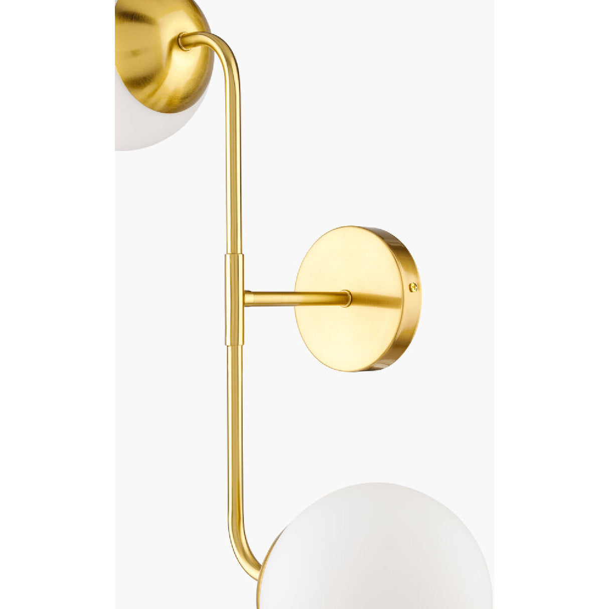 Modern European furniture - Double White Glass Wall Lamp - www.oroa.com