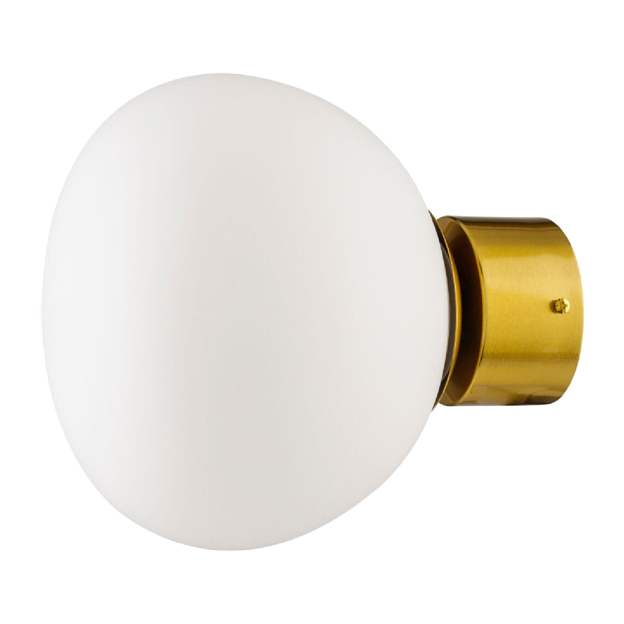 Modern European furniture - White Glass Orb Wall Lamp - www.oroa.com