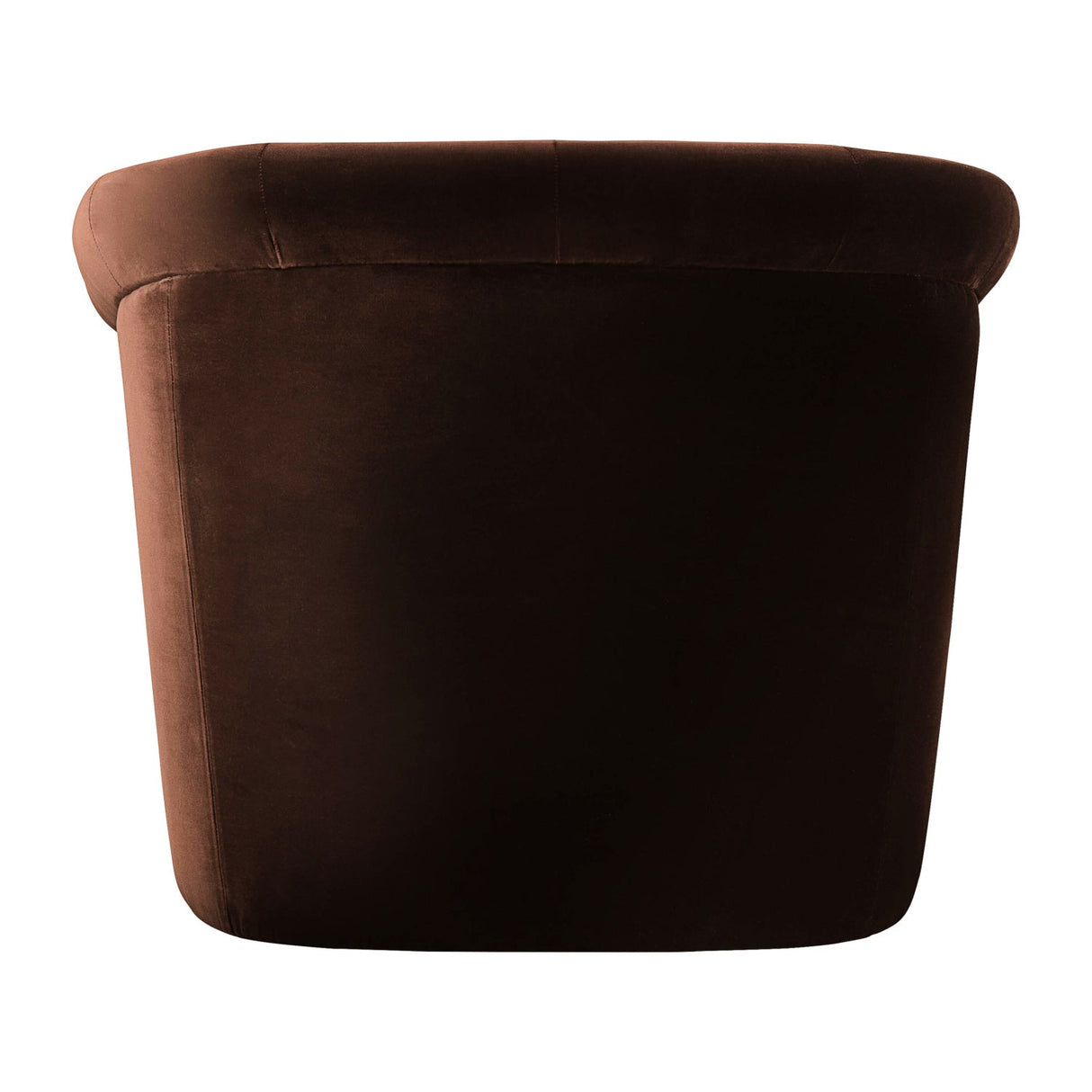 Modern European furniture - Brown Cotton Swivel Chair - www.oroa.com