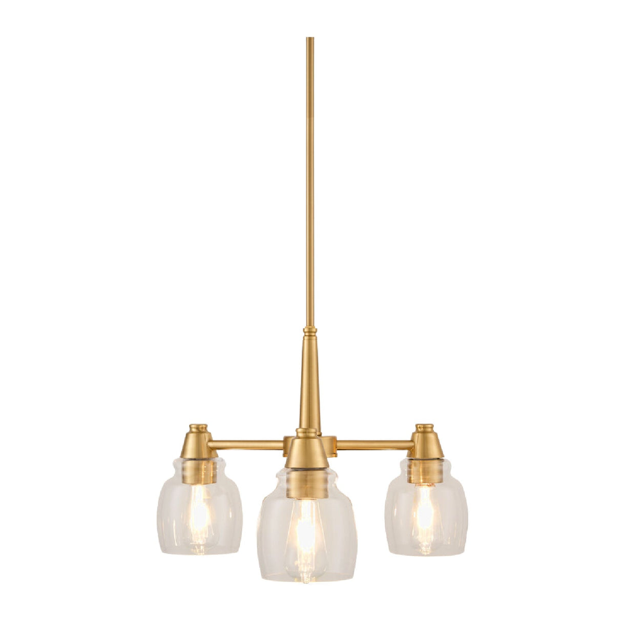 Modern European furniture - Iron Framed Glass Chandelier - www.oroa.com