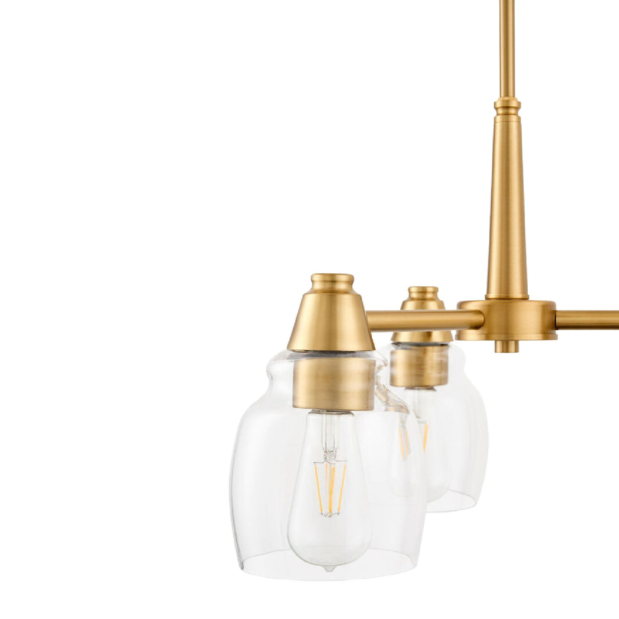 Modern European furniture - Iron Framed Glass Chandelier - www.oroa.com