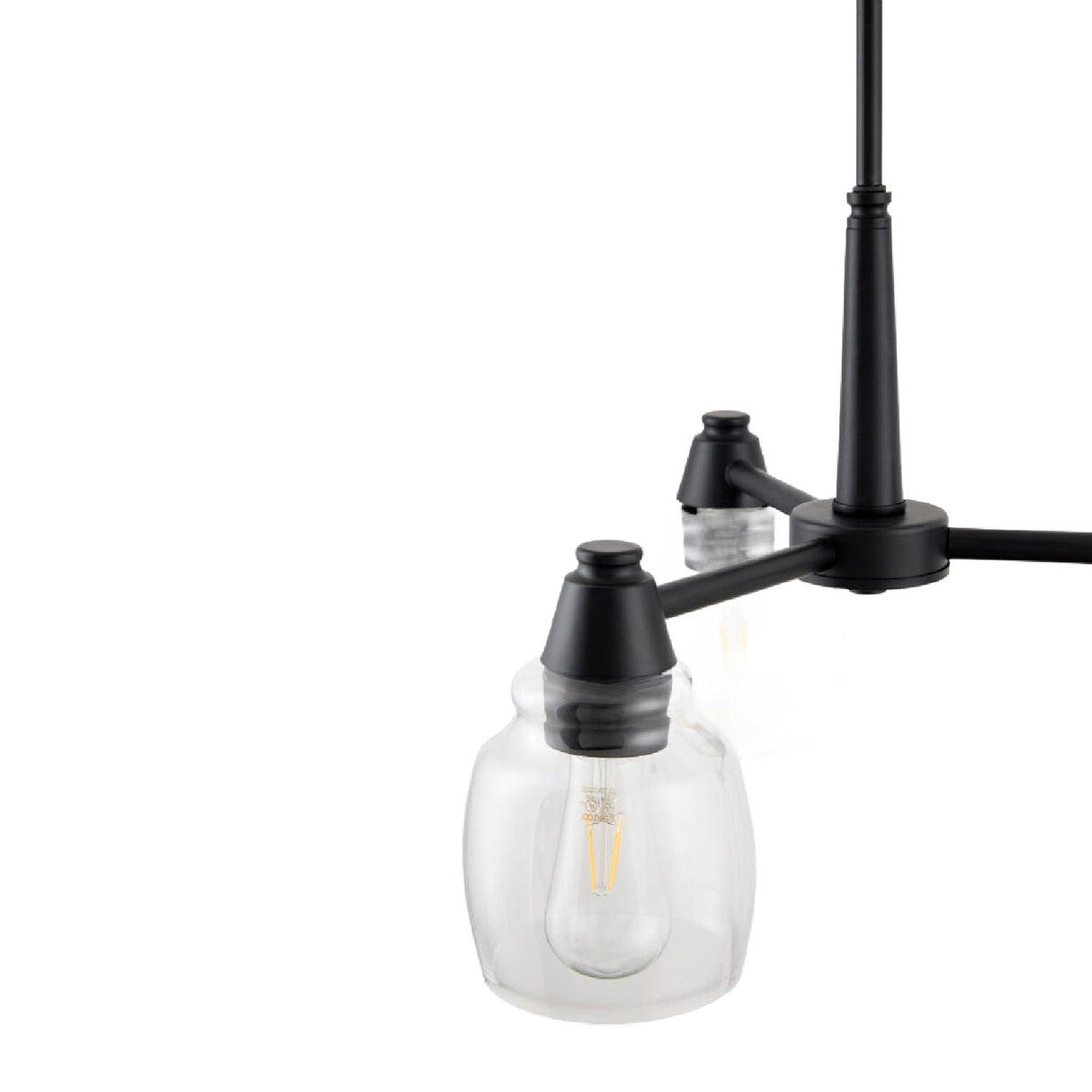 Modern European furniture - Iron Framed Glass Chandelier - www.oroa.com