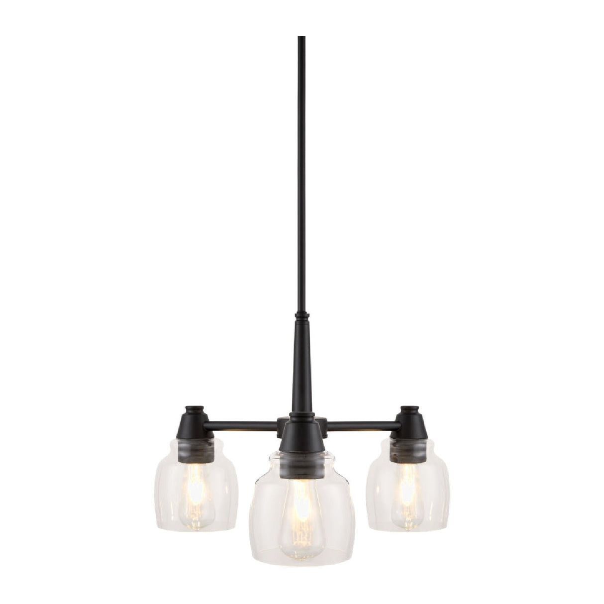 Modern European furniture - Iron Framed Glass Chandelier - www.oroa.com