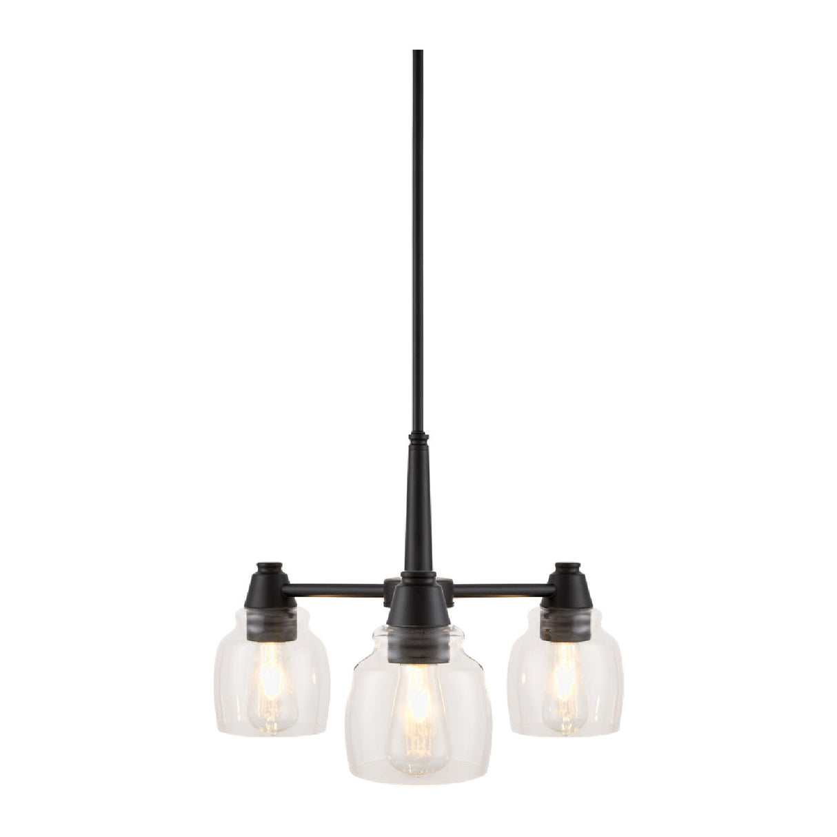 Modern European furniture - Iron Framed Glass Chandelier - www.oroa.com