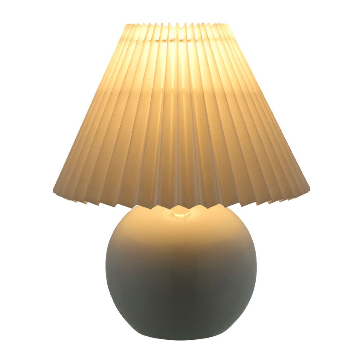 Modern European furniture - Pleated Fabric Shade Table Lamp - www.oroa.com
