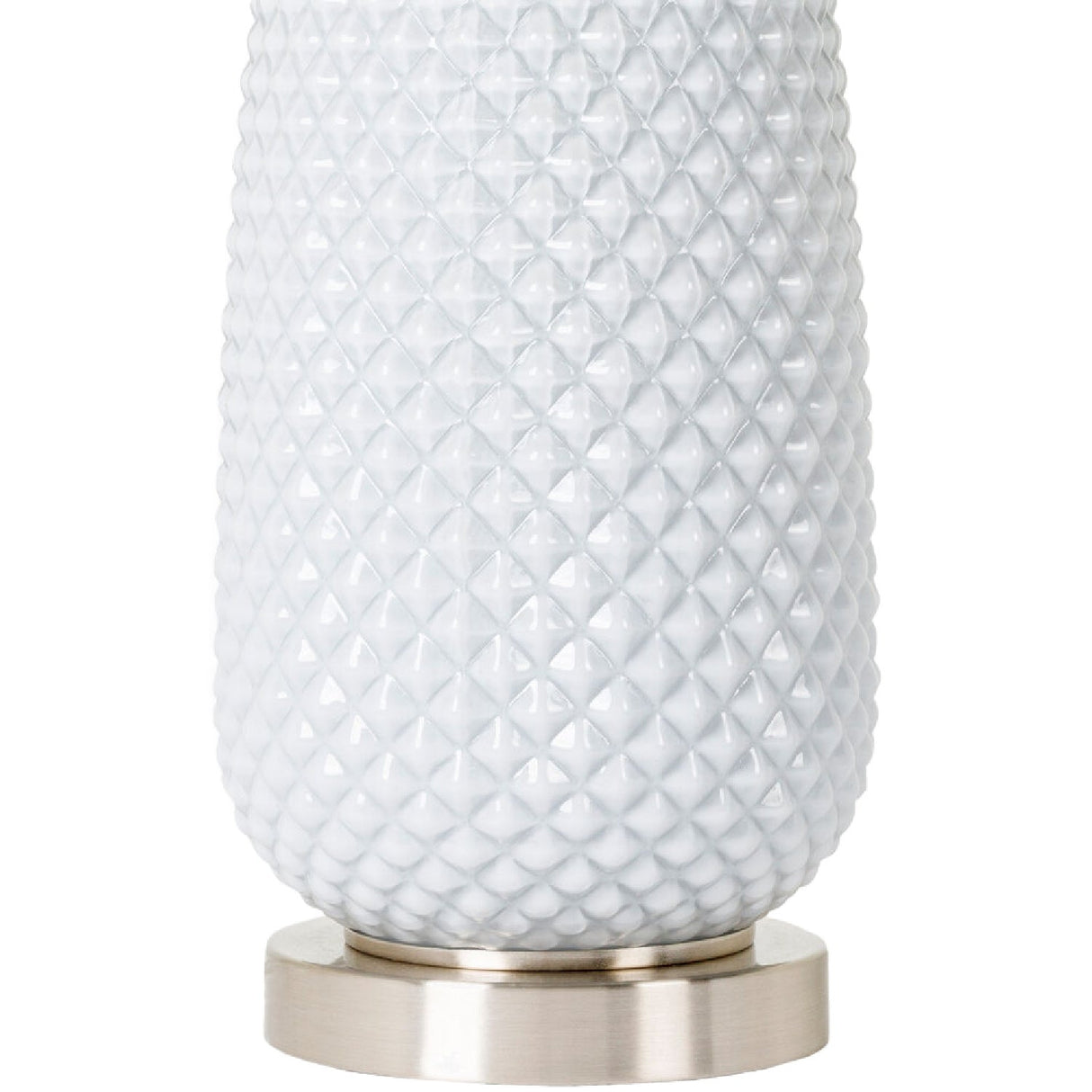 Modern European furniture - Gray Textured Glass Table Lamp - www.oroa.com