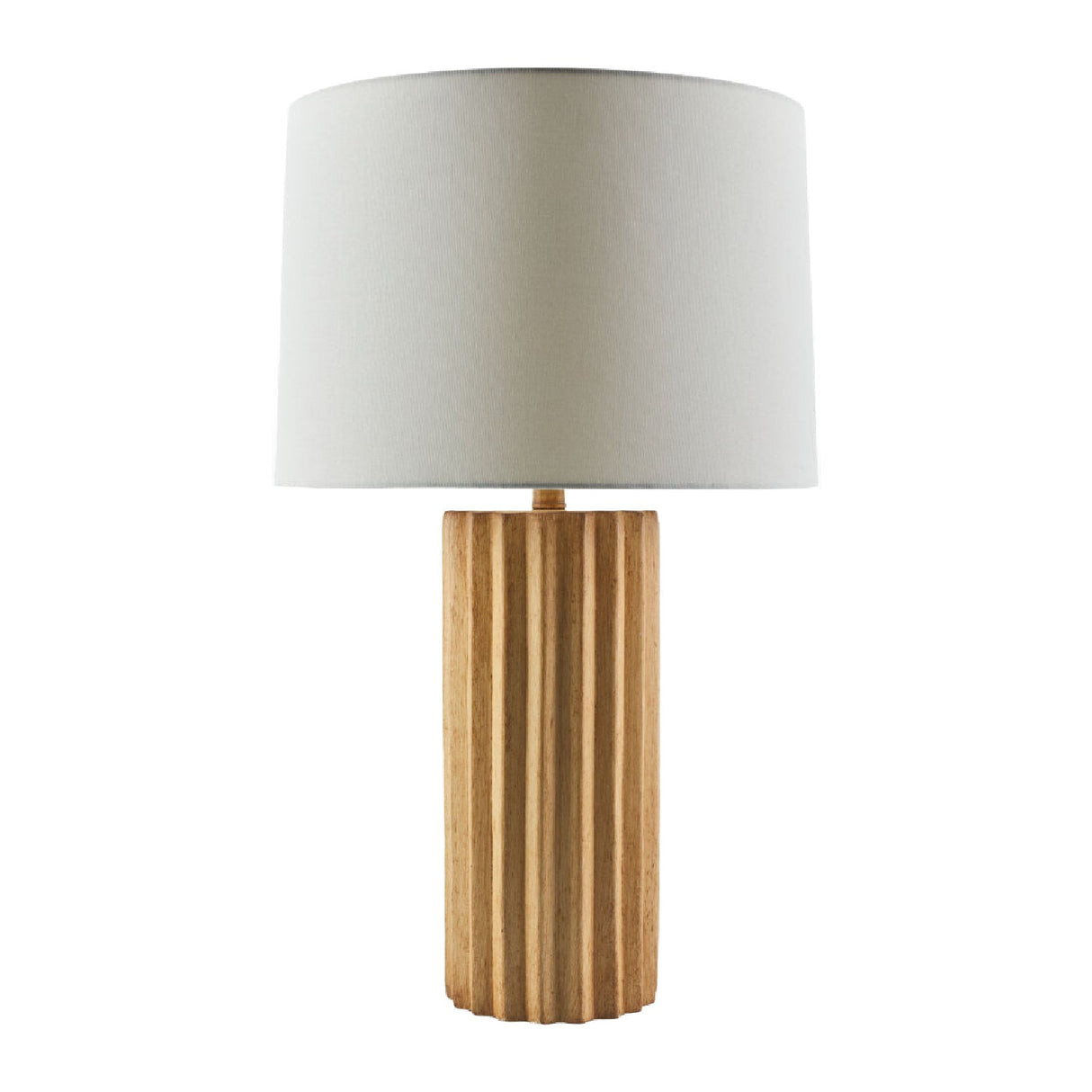 Modern European furniture - Ridged Ceramic Accent Table Lamp - www.oroa.com
