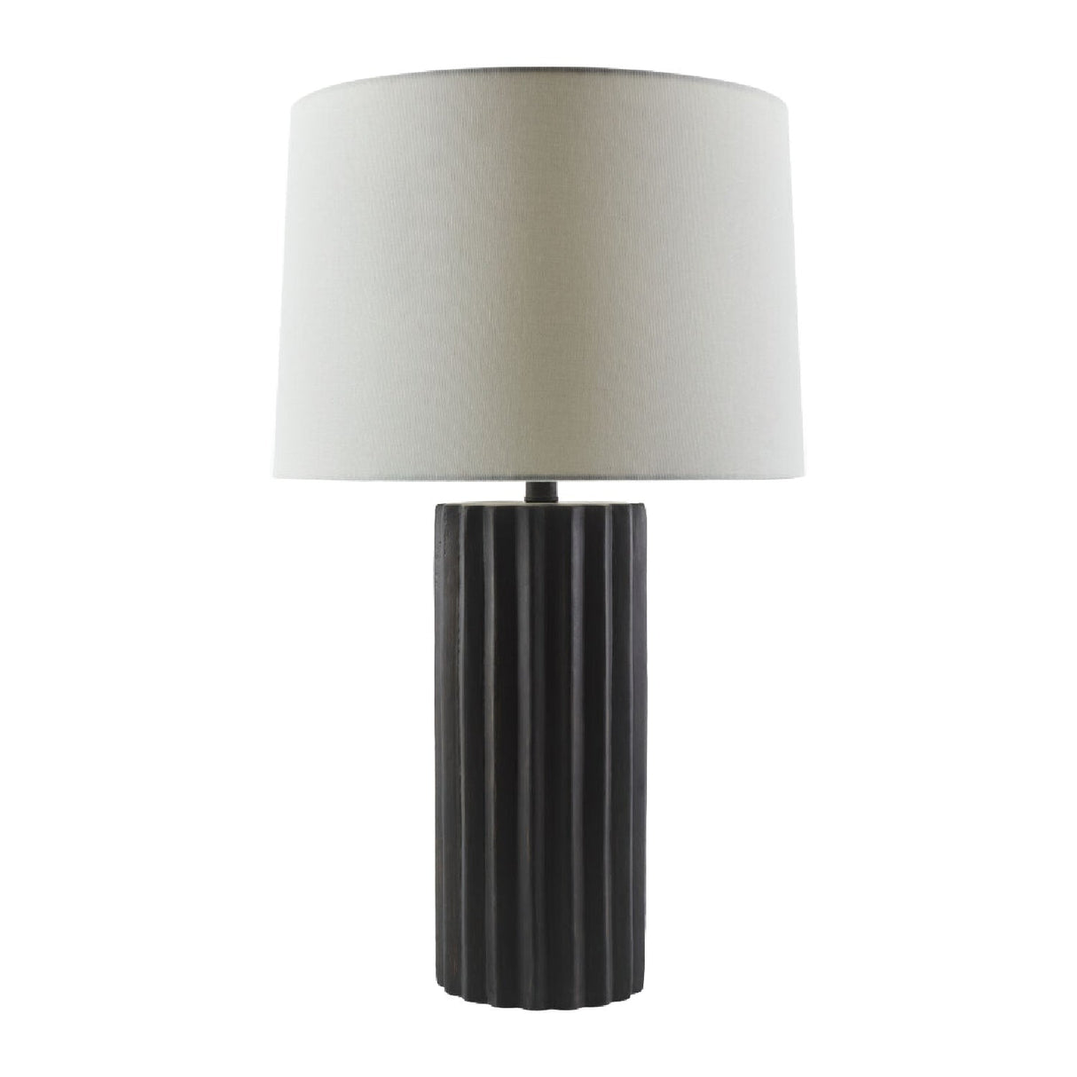 Modern European furniture - Ridged Ceramic Accent Table Lamp - www.oroa.com
