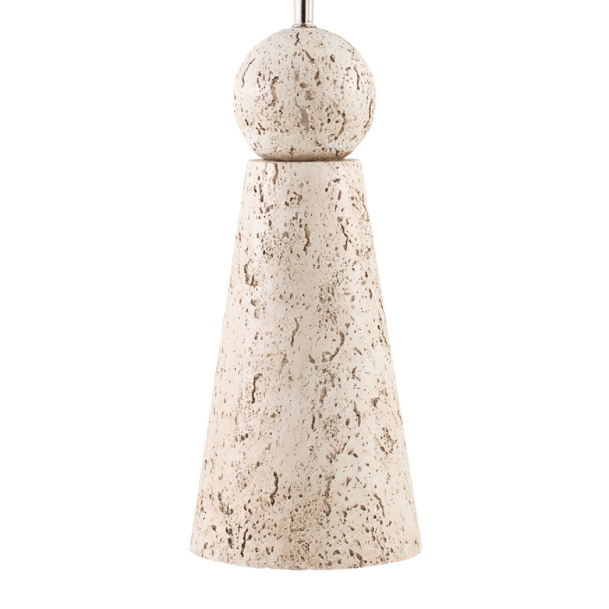 Travertine Base Rattan Table Lamps (2) | Oroa.com
