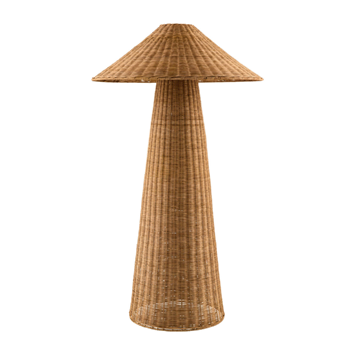 Brown Rattan Accent Floor Lamp | Oroa.com