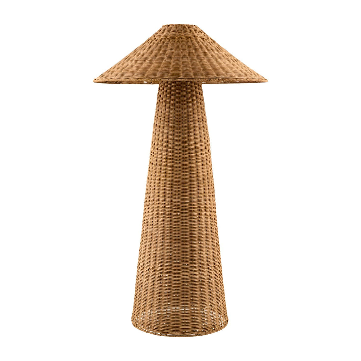 Modern European furniture - Brown Rattan Accent Floor Lamp - www.oroa.com