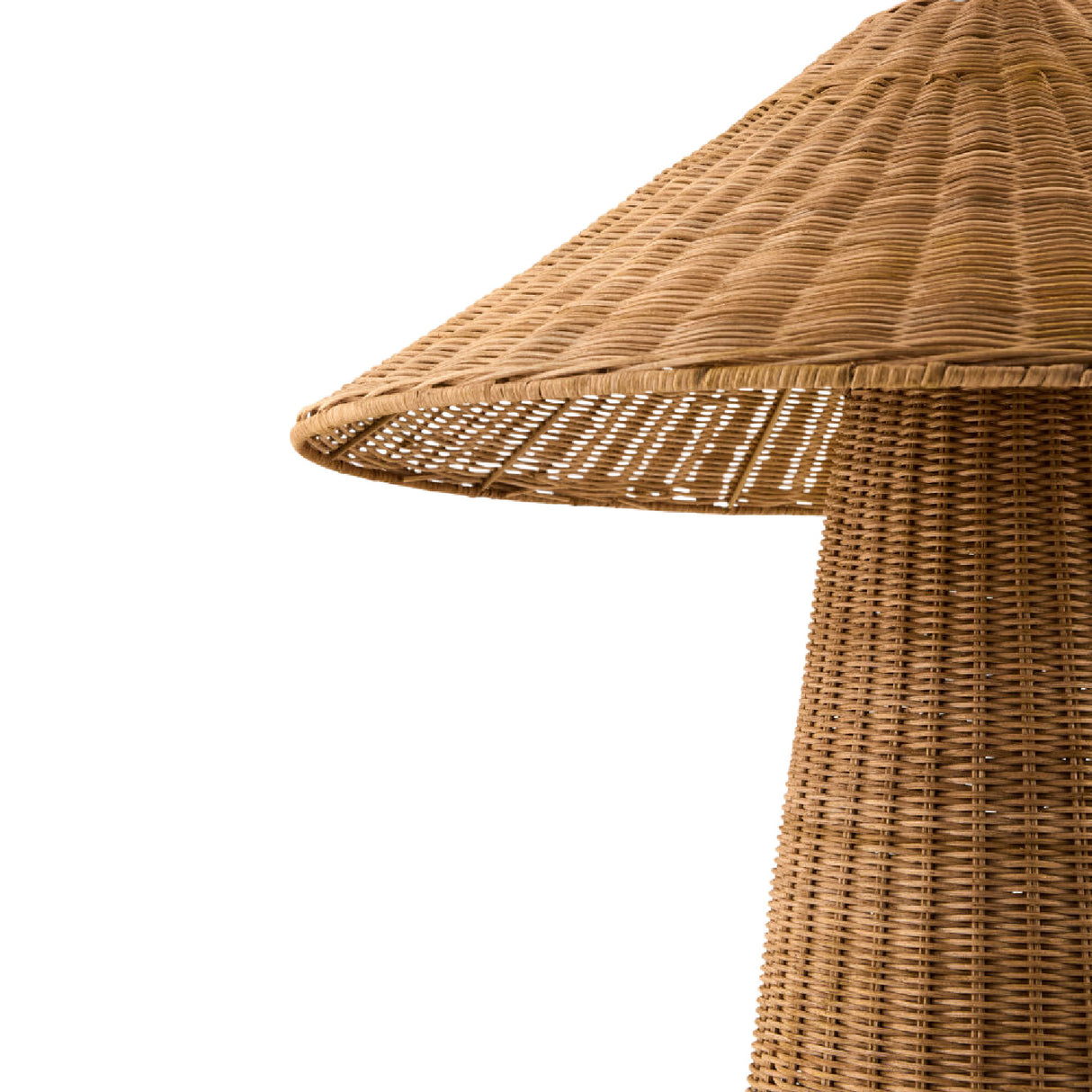 Brown Rattan Accent Floor Lamp | Oroa.com
