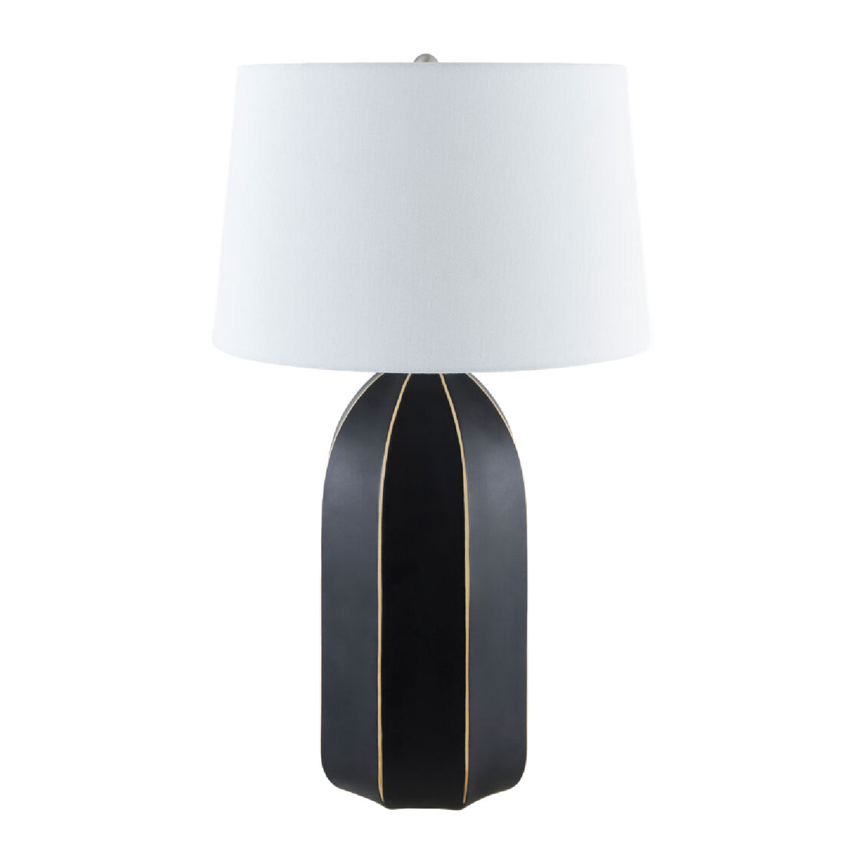 Modern European furniture - Black Ceramic Modern Table Lamp - www.oroa.com