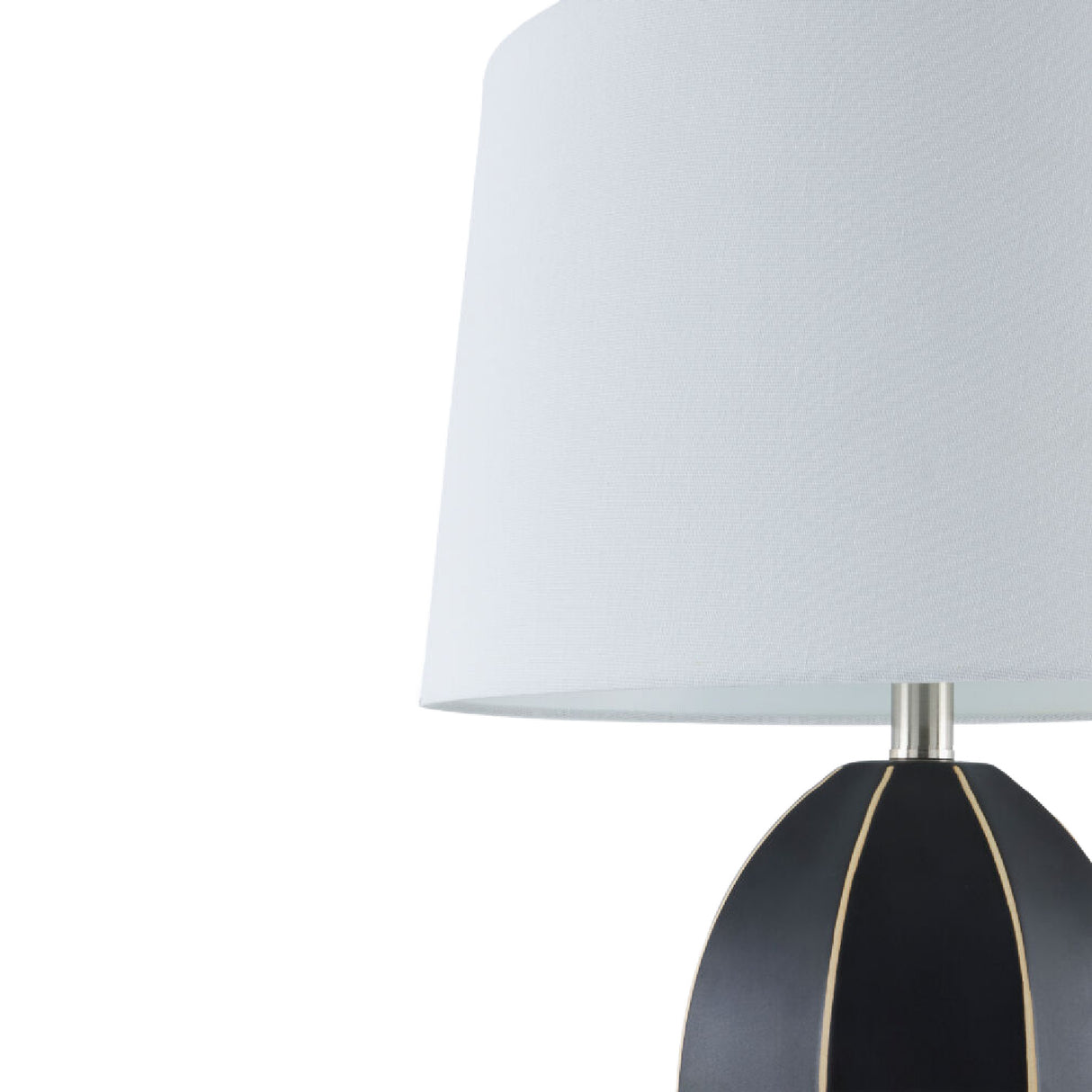 Modern European furniture - Black Ceramic Modern Table Lamp - www.oroa.com
