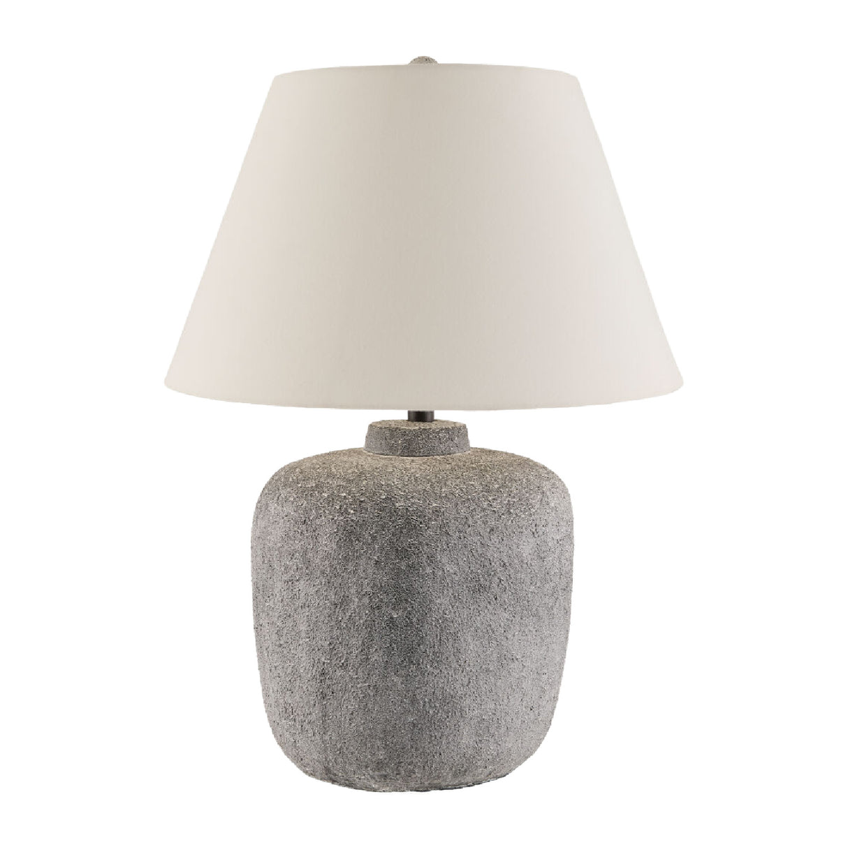Painted White Paper Table Lamp | Oroa.com