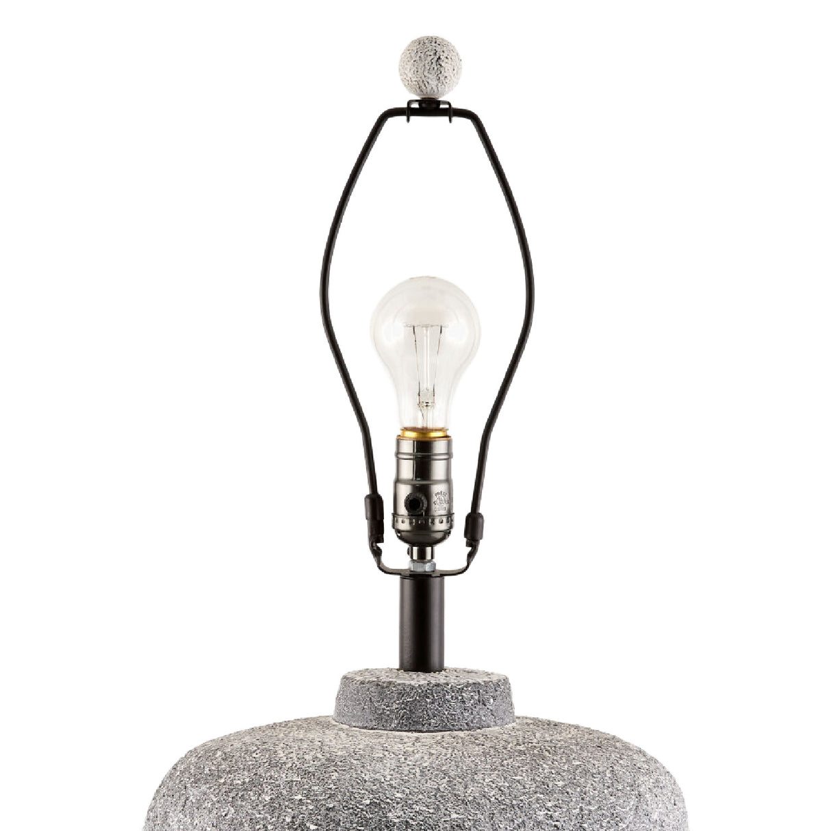 Painted White Paper Table Lamp | Oroa.com