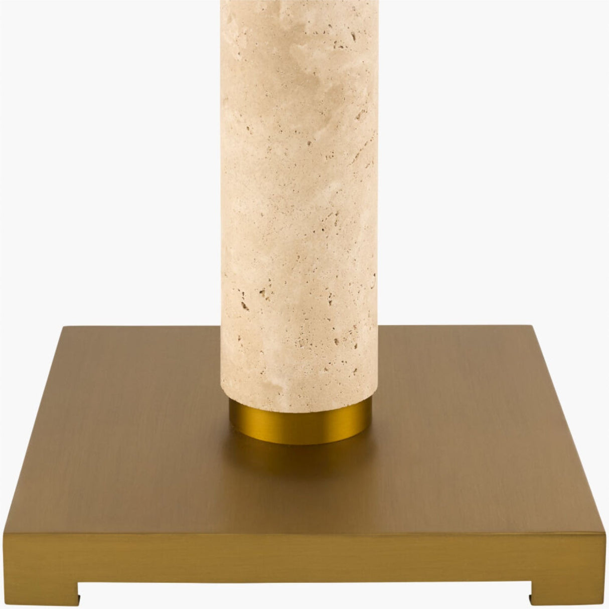 Modern European furniture - Beige Marble Accent Floor Lamp - www.oroa.com