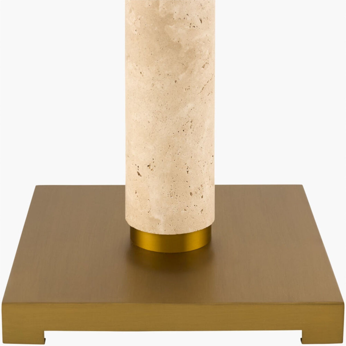 Modern European furniture - Beige Marble Accent Floor Lamp - www.oroa.com