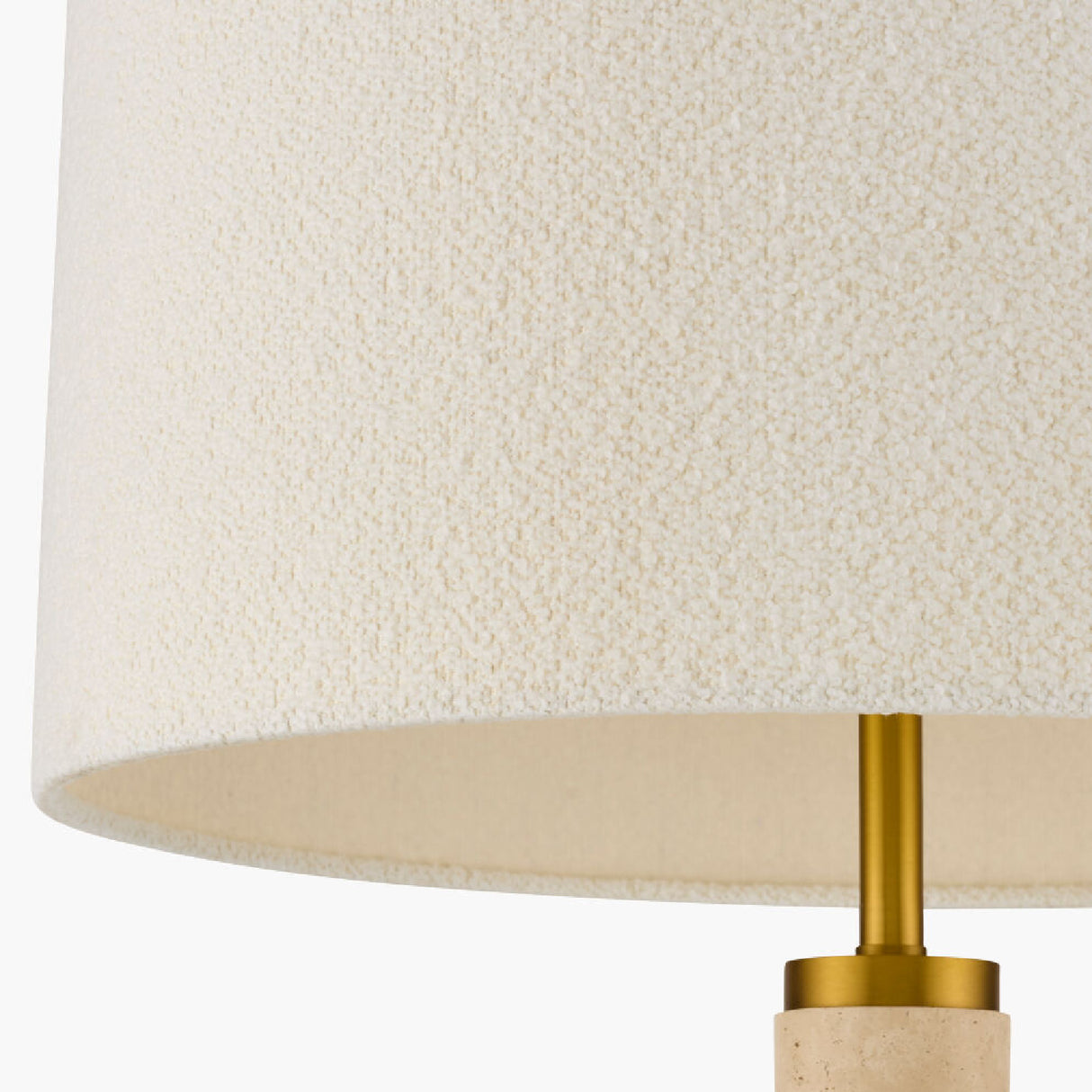 Beige Marble Accent Floor Lamp | Oroa.com
