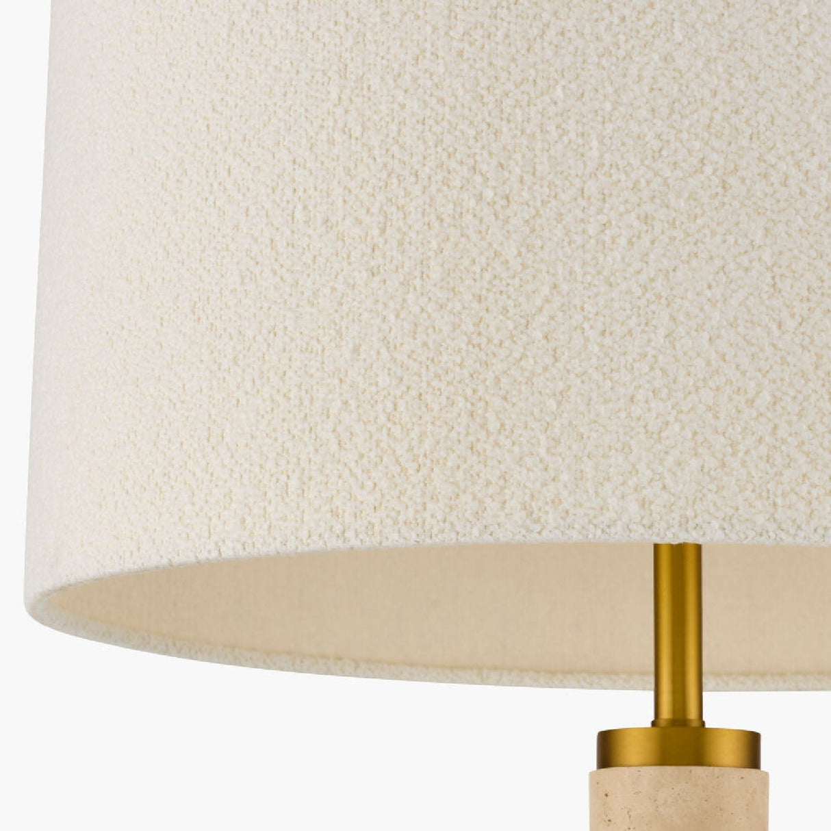 Modern European furniture - Beige Marble Accent Floor Lamp - www.oroa.com