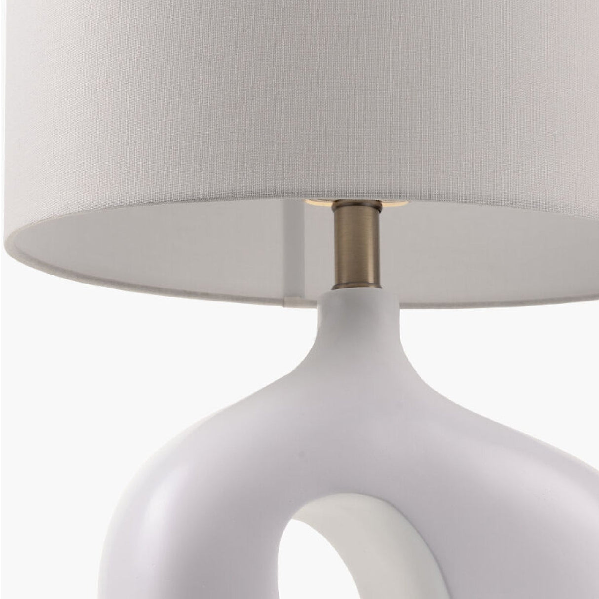 Modern European furniture - White Abstract Sculpture Table Lamp - www.oroa.com
