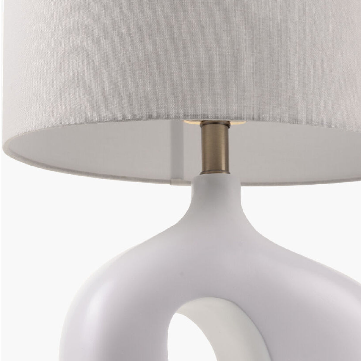 Modern European furniture - White Abstract Sculpture Table Lamp - www.oroa.com