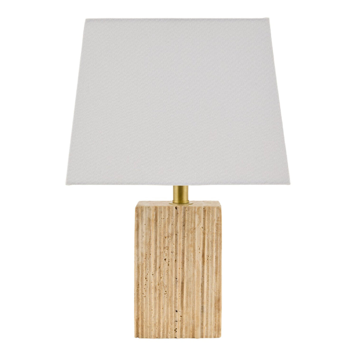 Modern European furniture - Brown Travertine Accent Table Lamp - www.oroa.com