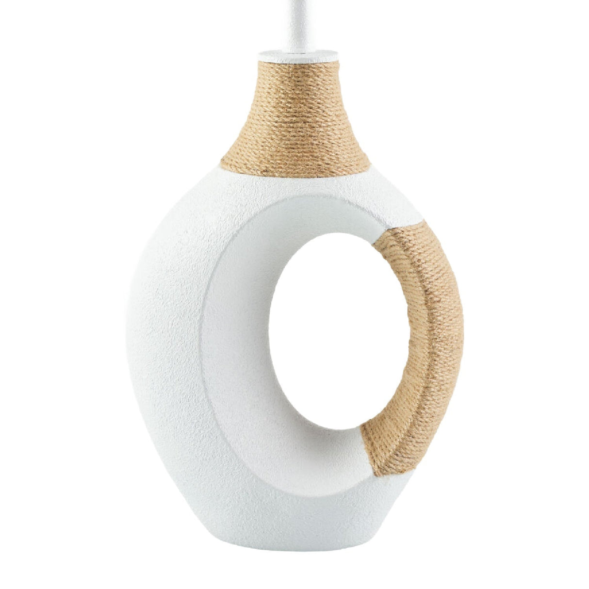 Modern European furniture - Rattan Wrapped Base Table Lamp - www.oroa.com