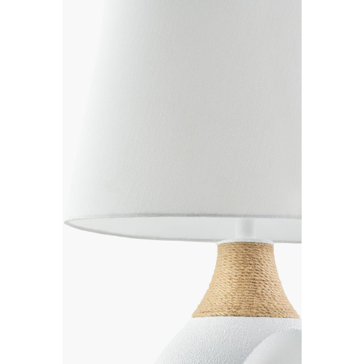 Modern European furniture - Rattan Wrapped Base Table Lamp - www.oroa.com