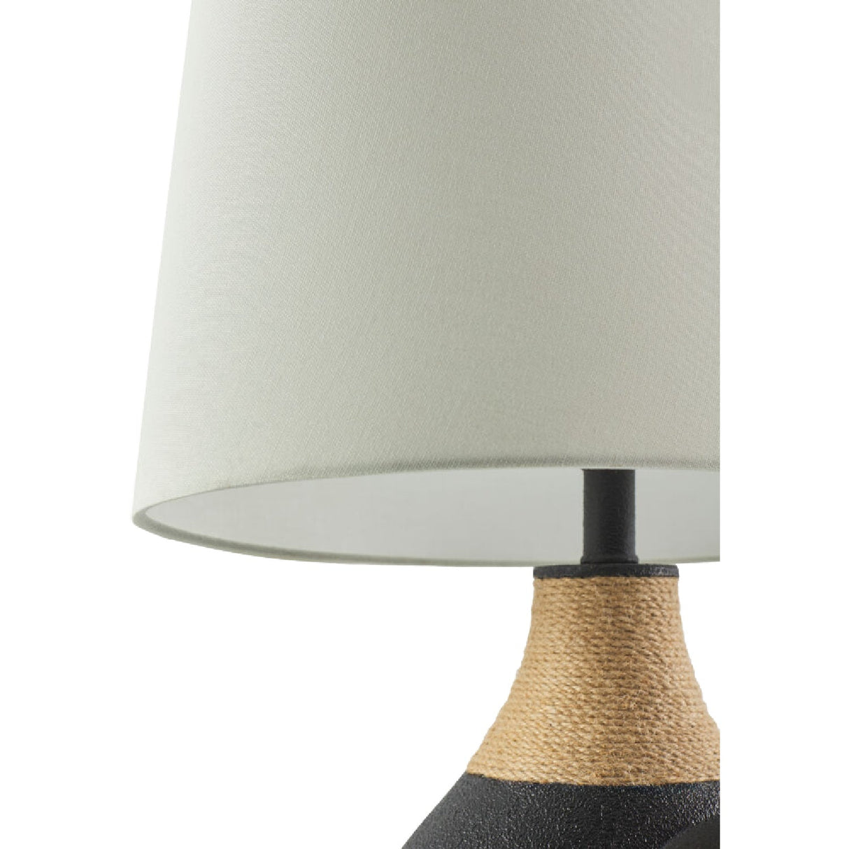 Modern European furniture - Rattan Wrapped Base Table Lamp - www.oroa.com