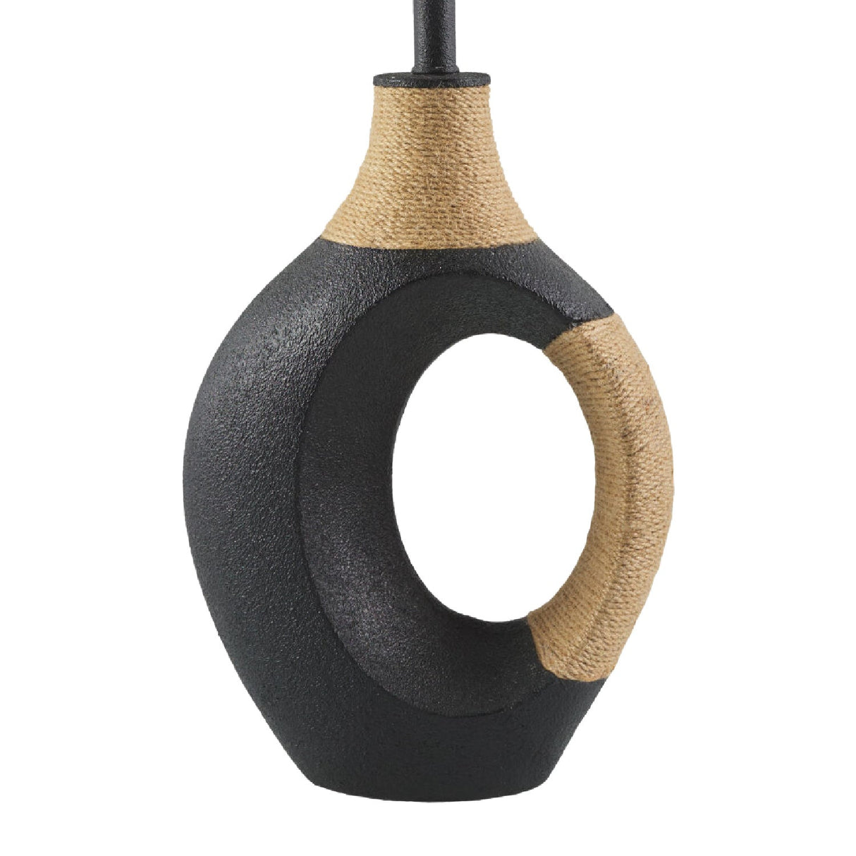 Modern European furniture - Rattan Wrapped Base Table Lamp - www.oroa.com