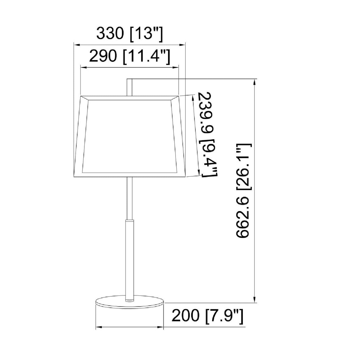 Modern European furniture - Black Linen Accent Table Lamp - www.oroa.com