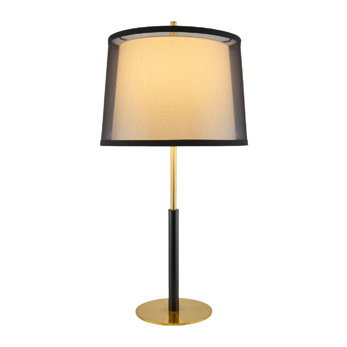 Modern European furniture - Black Linen Accent Table Lamp - www.oroa.com