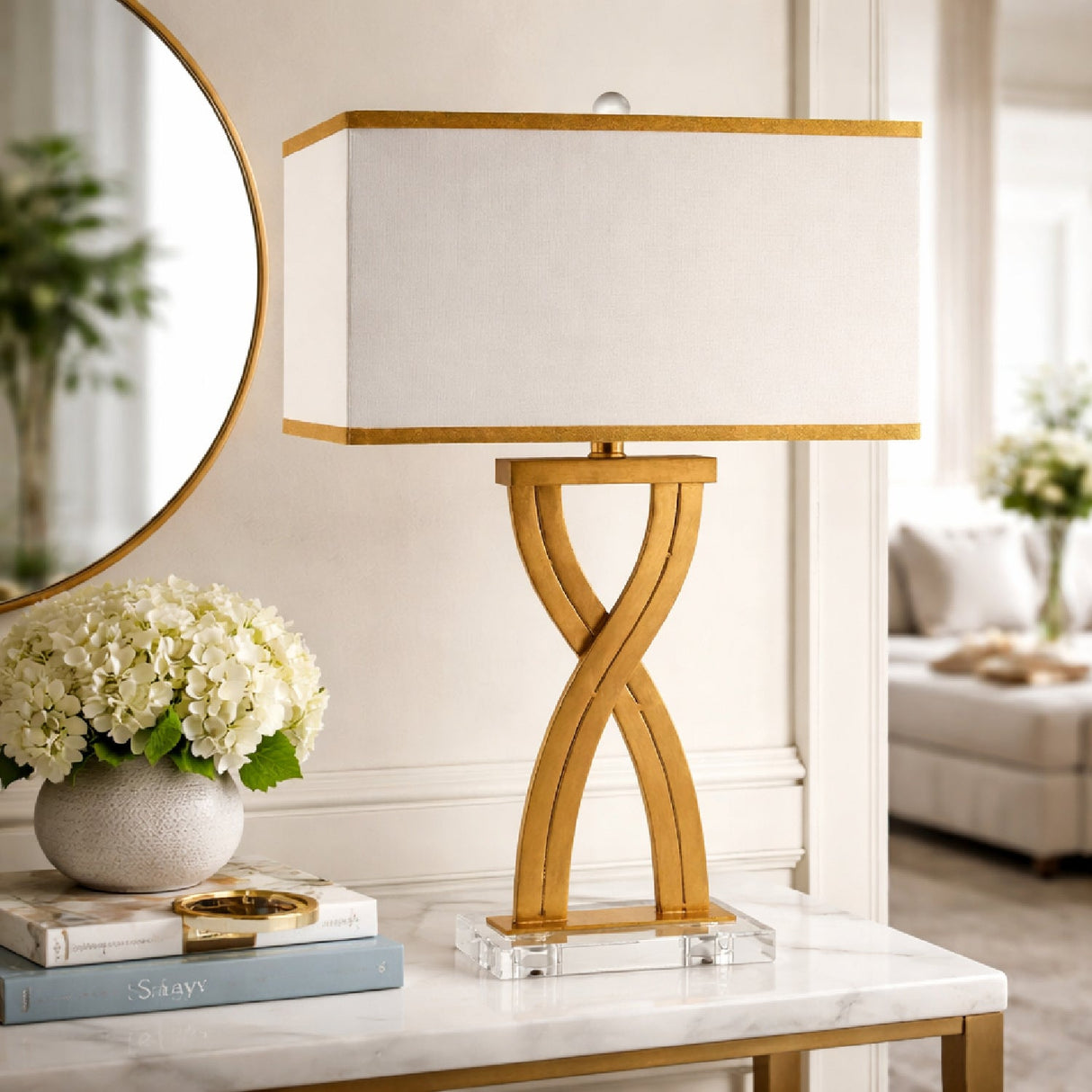 Modern European furniture - Infinity Base Accent Table Lamp - www.oroa.com