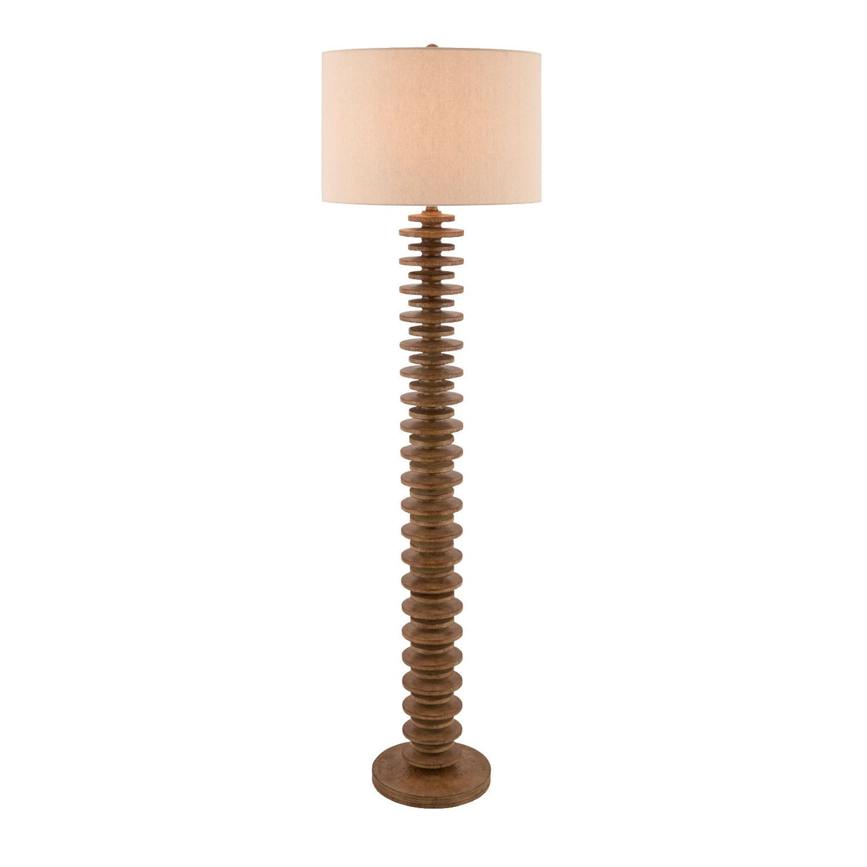 Modern European furniture - Stacked Circular Base Floor Lamp - www.oroa.com