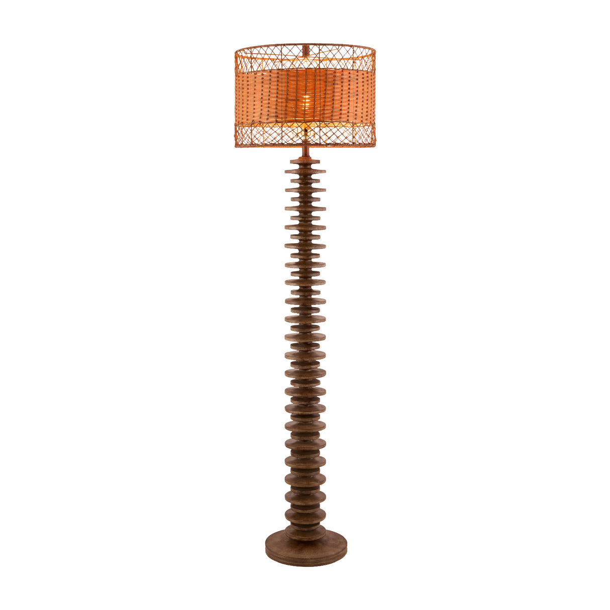 Stacked Circular Base Floor Lamp | Oroa.com