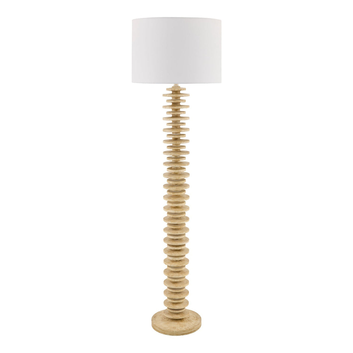 Modern European furniture - Stacked Circular Base Floor Lamp - www.oroa.com