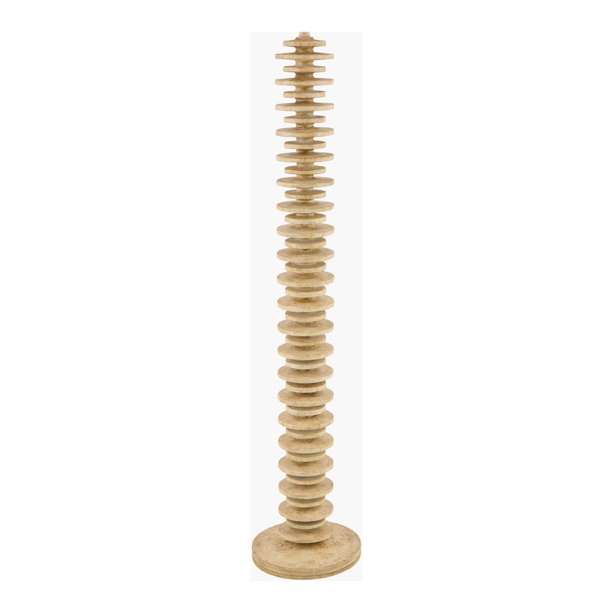 Modern European furniture - Stacked Circular Base Floor Lamp - www.oroa.com