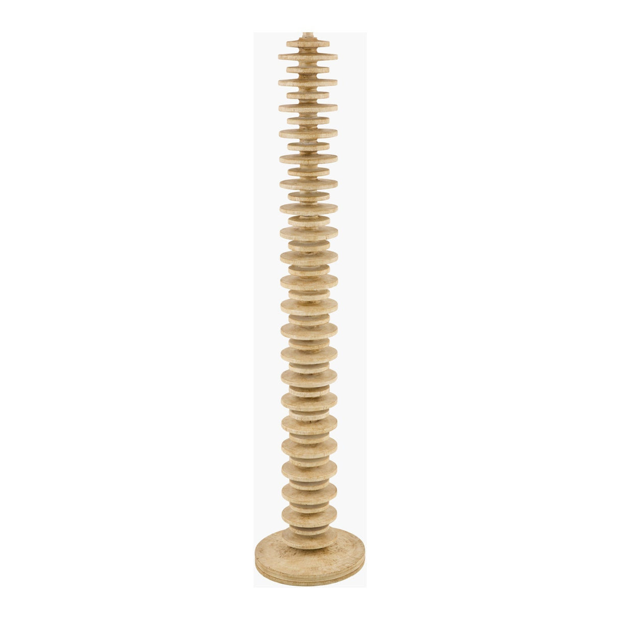 Modern European furniture - Stacked Circular Base Floor Lamp - www.oroa.com