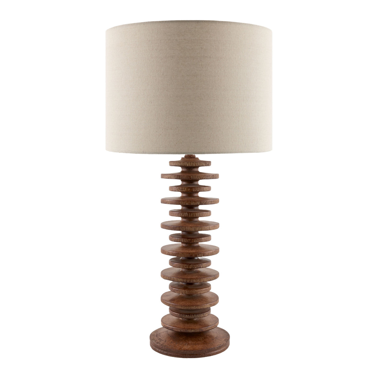 Stacked Circular Base Table Lamp | Oroa.com