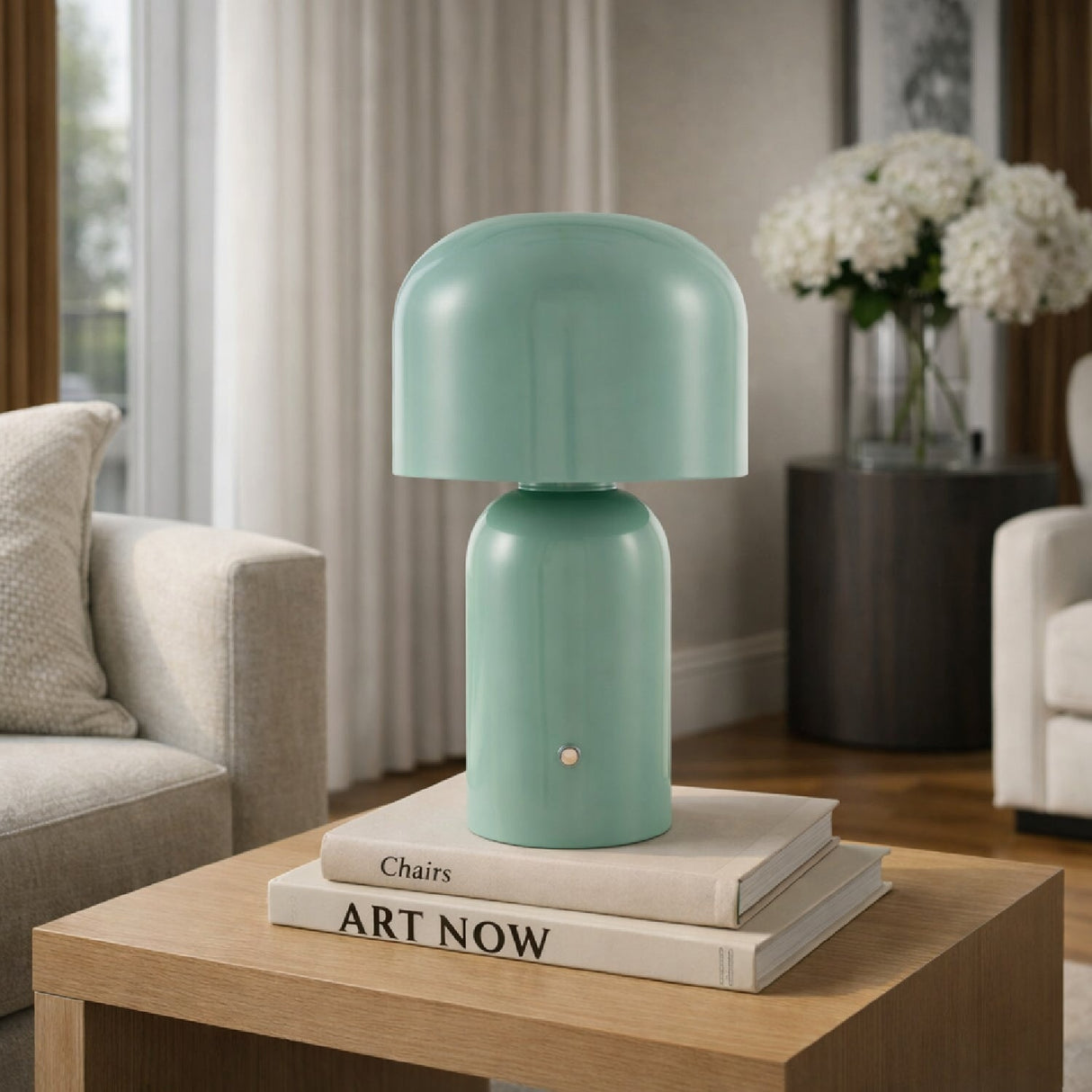 Modern European furniture - Hand-Painted Metal Table Lamp - www.oroa.com