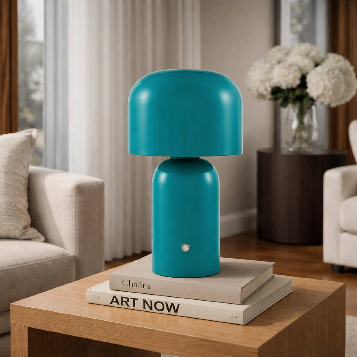 Modern European furniture - Hand-Painted Metal Table Lamp - www.oroa.com