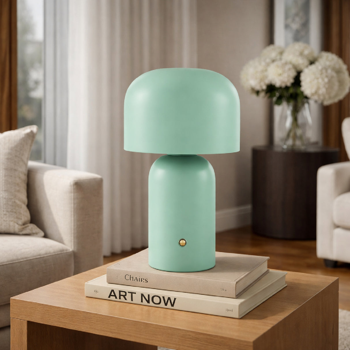 Modern European furniture - Hand-Painted Metal Table Lamp - www.oroa.com